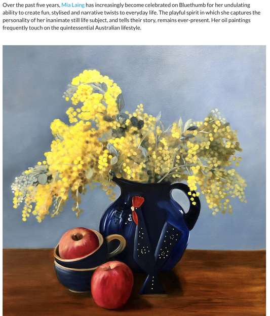 Mia Laing - Ten of the Best still life Artists of 2021