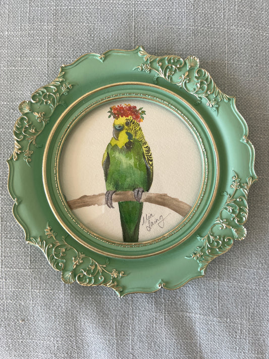 Sweet Little Thing - Green Budgerigar